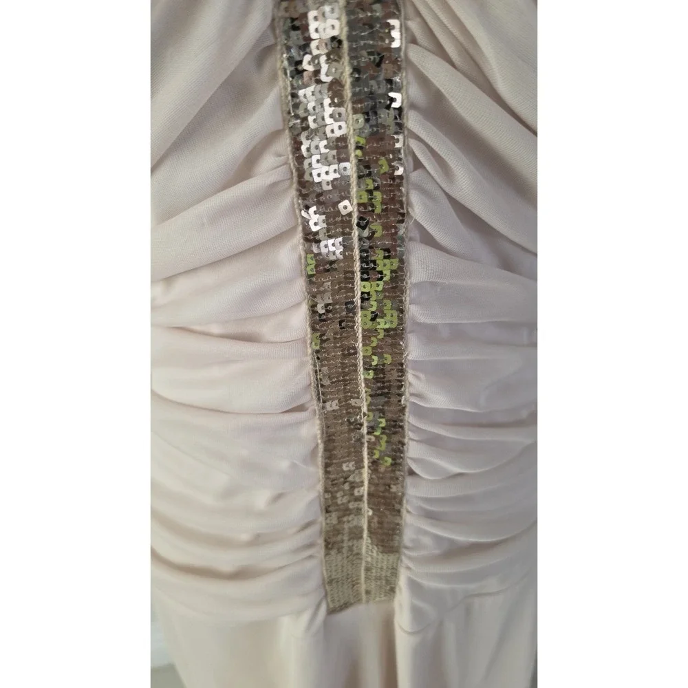 Studio 1940 Y2K Hollywood Glamour  Ruched Halter Formal Evening Whimsigoth SZ 16
